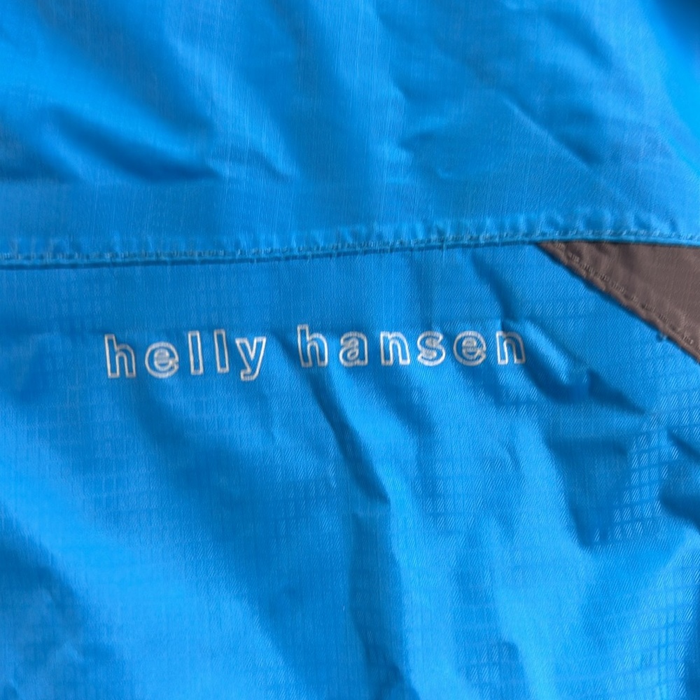 Helly Hansen Blue And Gray Jacket Windbreaker Sma… - image 6